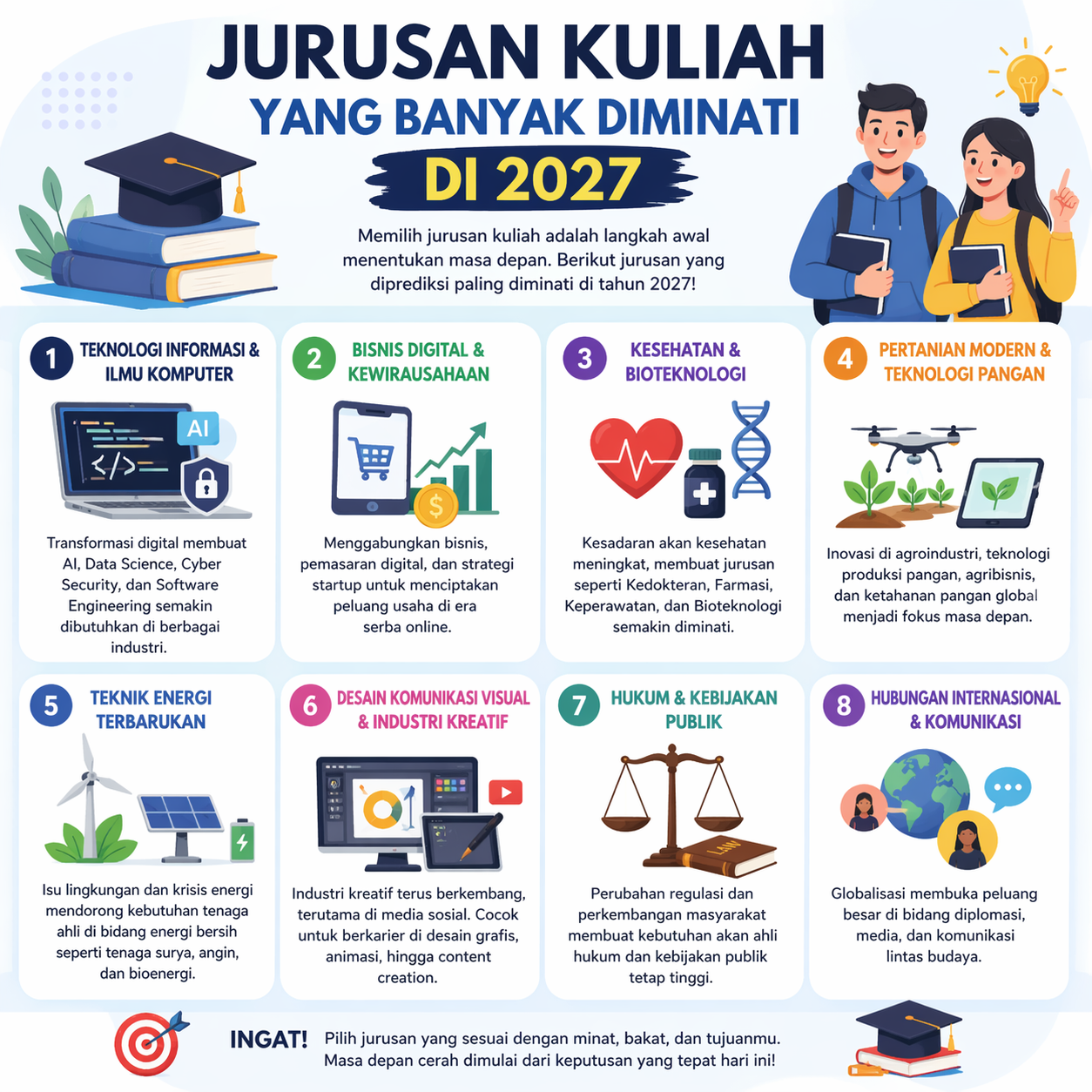 image of 🎓 Jurusan Kuliah Paling Diminati di 2027